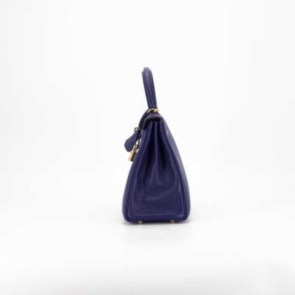 Hermes - Kelly 28 in Encru Blue. BNIB - Picture 8 of 11